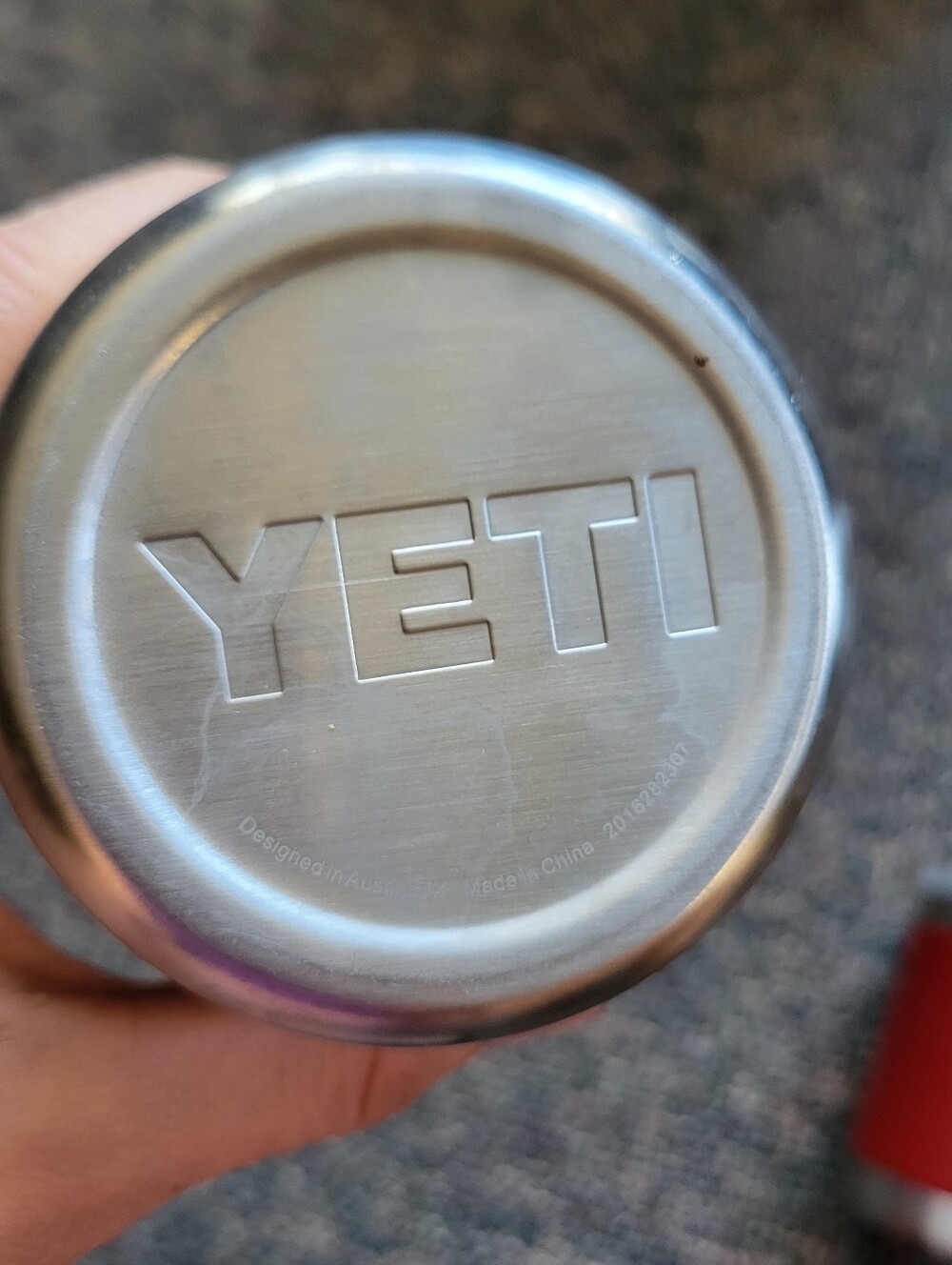 YETI Rambler Colster Can Insulator And red YETI Rambler 10 oz Lowball Set - Picture 6 of 12